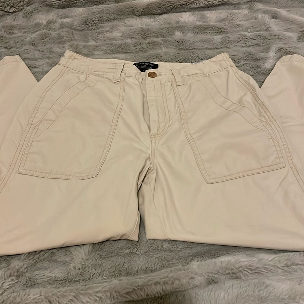 BANANA REPUBLIC 100% Organic Cotton Khaki Pants | 4
